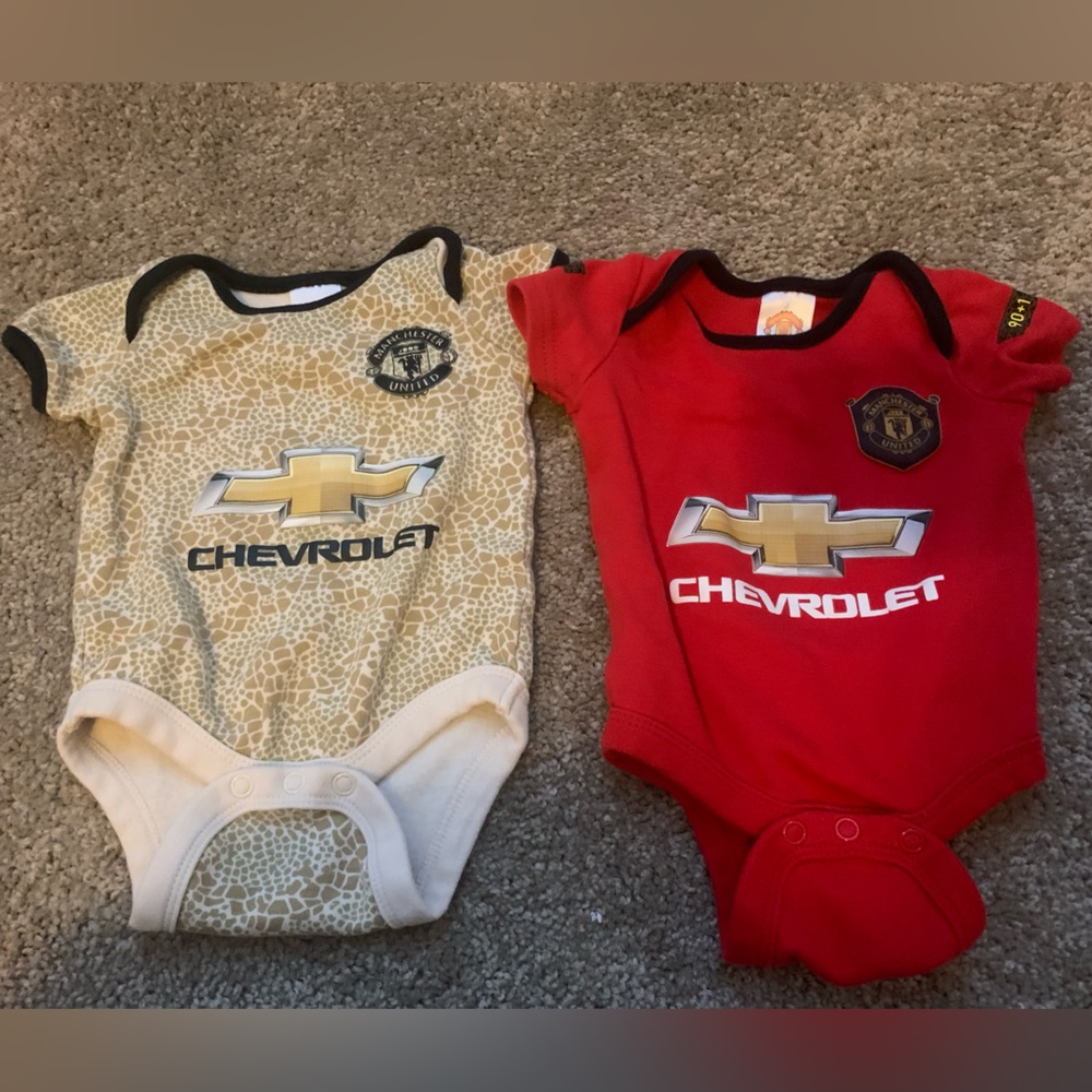 Set of Two Manchester United Onesies